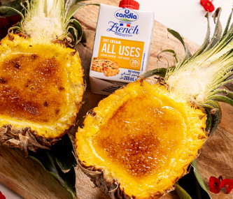 Recette avec la crème Candia